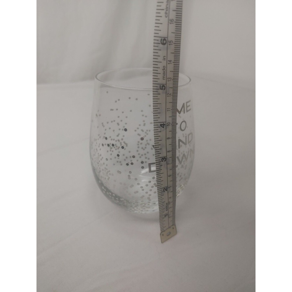 Say What-Time To‎ Wind Down Stemless Wine Glass - Drinkware - Novelty - Picture 5 of 6